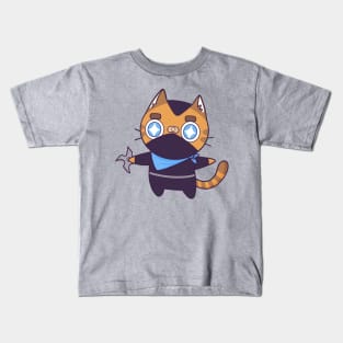 Ninja Kitten Kids T-Shirt